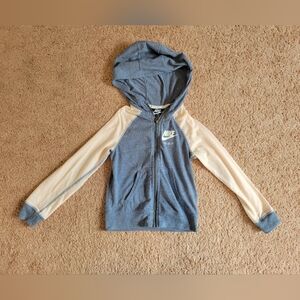 Kids Girls Nike Zip Up Activewear Pale Pink And Blue Toddler 4T